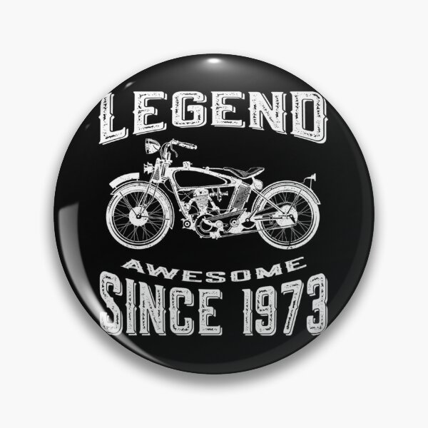 Item preview, Vintage Motorcycle LEGEND Awesome Since 1973   designed and sold by Susan Nagle.