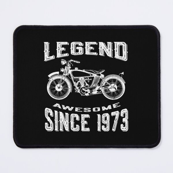Item preview, Vintage Motorcycle LEGEND Awesome Since 1973 designed and sold by Susan Nagle.