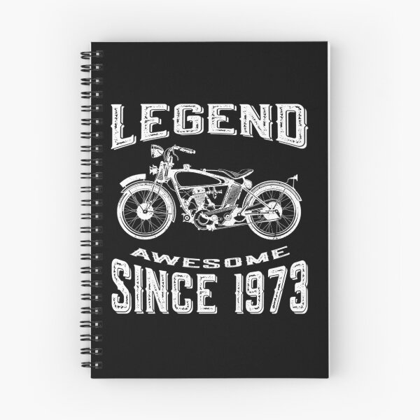Item preview, Vintage Motorcycle LEGEND Awesome Since 1973   designed and sold by Susan Nagle.