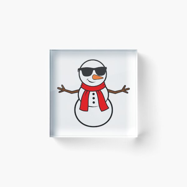 Item preview, Cool Snowman Shirt – Funny Winter Holiday Tee designed and sold by KERK Art and Design.