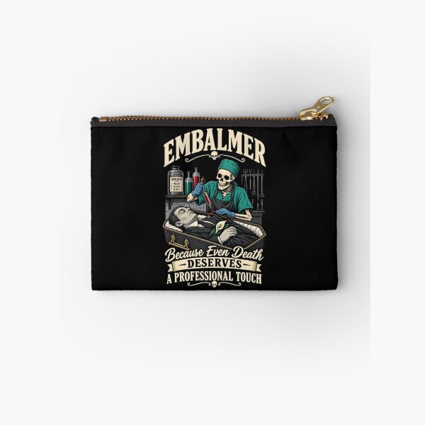 Item preview, Embalmer Dark Humor - Skeleton Mortuary Vintage  designed and sold by SidTastic .