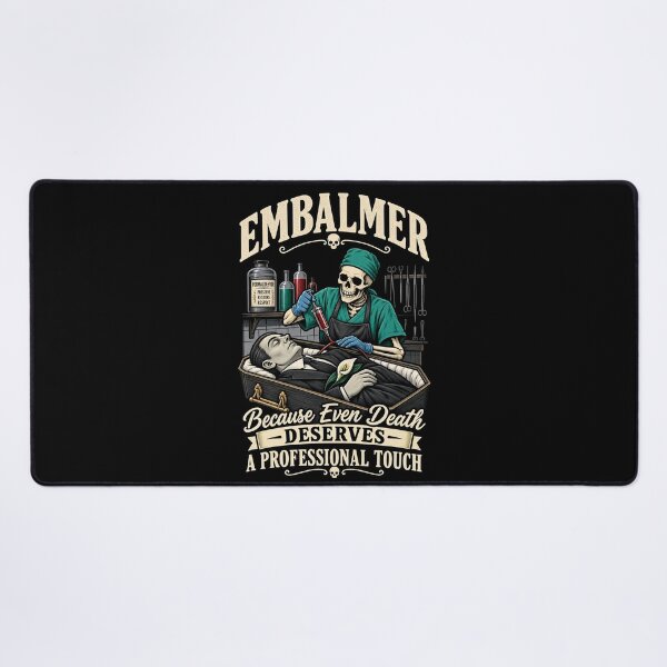 Item preview, Embalmer Dark Humor - Skeleton Mortuary Vintage designed and sold by SidTastic .