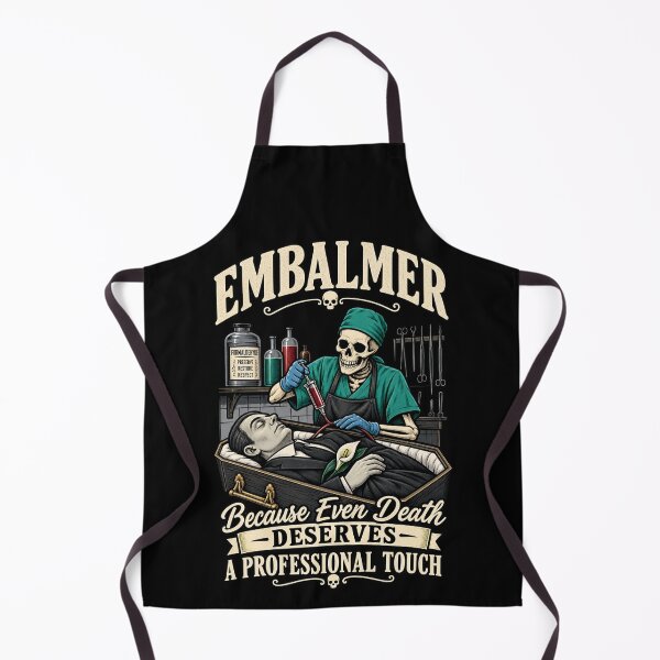 Item preview, Embalmer Dark Humor - Skeleton Mortuary Vintage designed and sold by SidTastic .