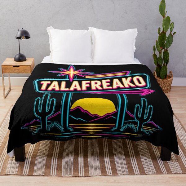 Item preview, Talafreako Retro Neon Texas Desert Cowboy T-Shirt designed and sold by Uglyandcute.