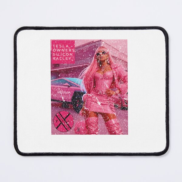 Item preview, Pink Tesla Girl Electric Car Aesthetic Essential  designed and sold by glennacanfield.