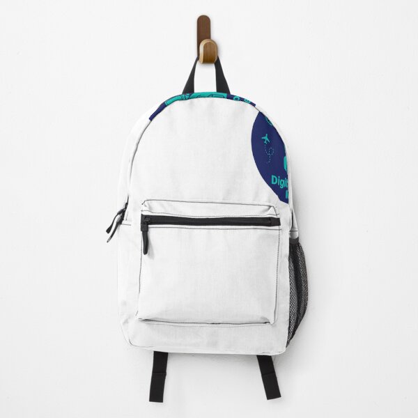 Item preview, Digital Nomad Mode - Remote Work Backpack Laptop Badge designed and sold by Htkester1.