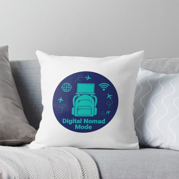 Item preview, Digital Nomad Mode - Remote Work Backpack Laptop Badge designed and sold by Htkester1.