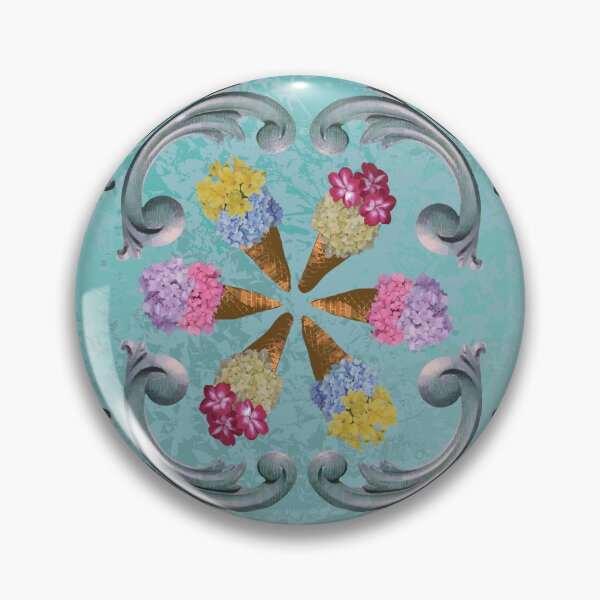 Item preview, Floral Ice Cream Radials designed and sold by Digitalmyth's Designs.