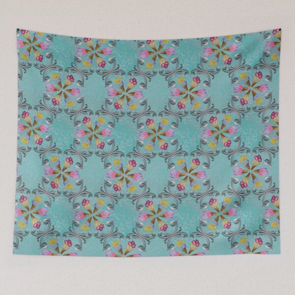 Item preview, Floral Ice Cream Radials designed and sold by Digitalmyth's Designs.