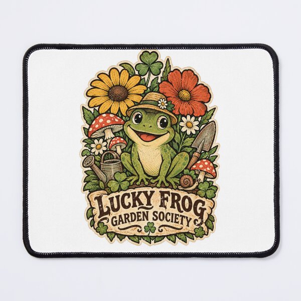 Item preview, Lucky Frog Garden Society designed and sold by The Wicked Herbarium.