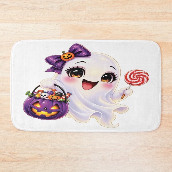 Item preview, Cute Halloween Ghost with Candy designed and sold by Arlinda's Flavour.