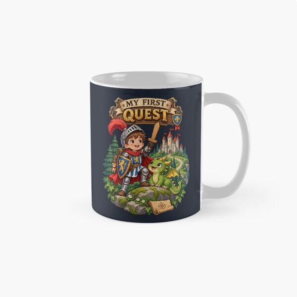 Item preview, My First Quest - Little Knight & Baby Dragon Fantasy Adventure designed and sold by WUSCHELWORKS.