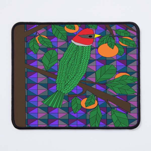 Item preview, Stained Glass Bird Digital Art designed and sold by Artanier.