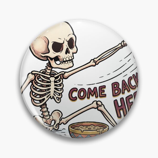 Item preview, Skeleton Reaching for a Moving Spoon designed and sold by MisteryDesigner.