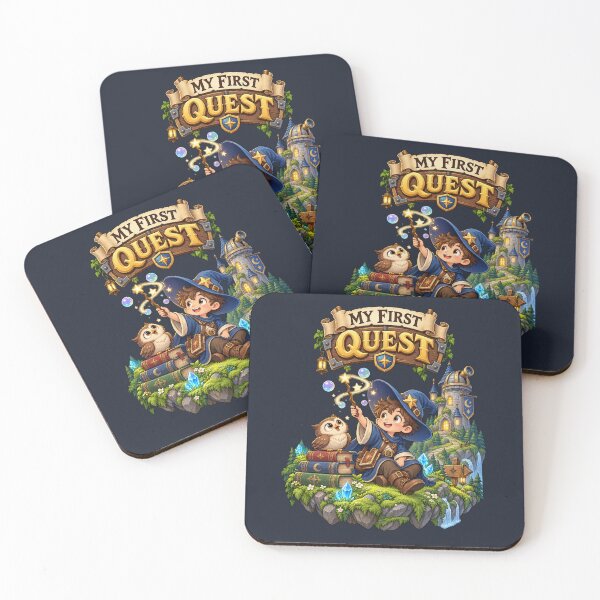 Item preview, My First Quest - Little Wizard Apprentice & Owl Fantasy RPG designed and sold by WUSCHELWORKS.