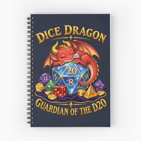 Item preview, Dice Dragon Guardian of the D20 - Tabletop RPG Gaming designed and sold by WUSCHELWORKS.