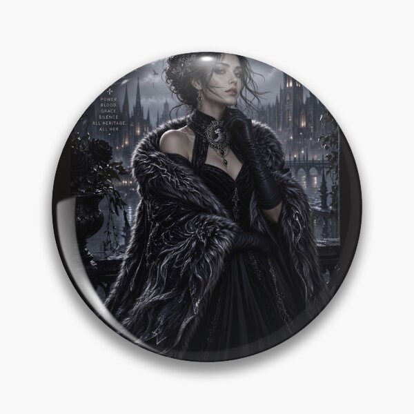 Item preview, Shadowed Heiress with Fox Fur designed and sold by Studio77-Gothic.