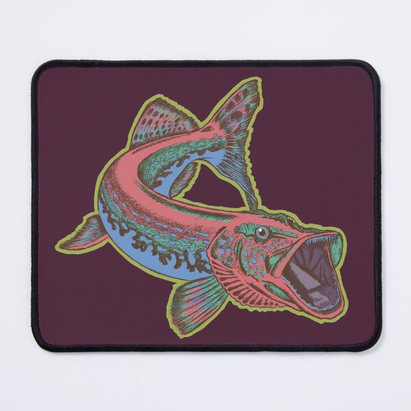 Item preview, Pike Fish | Vintage Fishing Graphic | Classic Fishing Design designed and sold by Half Mess.