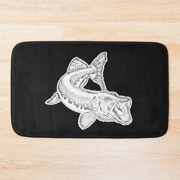 Item preview, Pike Fish | Vintage Fishing Graphic | Classic Fishing Design designed and sold by Half Mess.