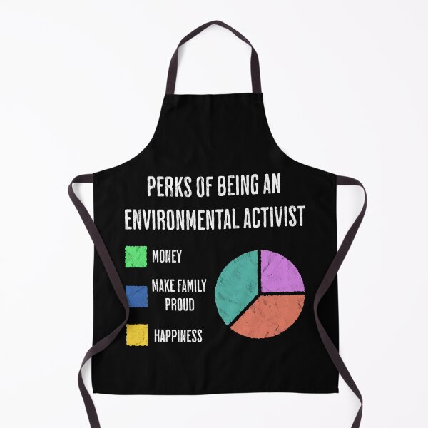 Item preview, Environmental Activist Perks Funny Pie Chart designed and sold by d247.