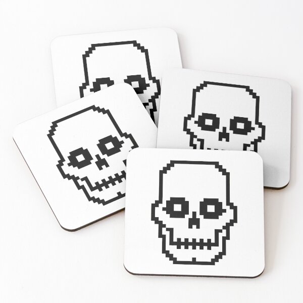 Item preview, Graph paper skull designed and sold by Kevscabinet.