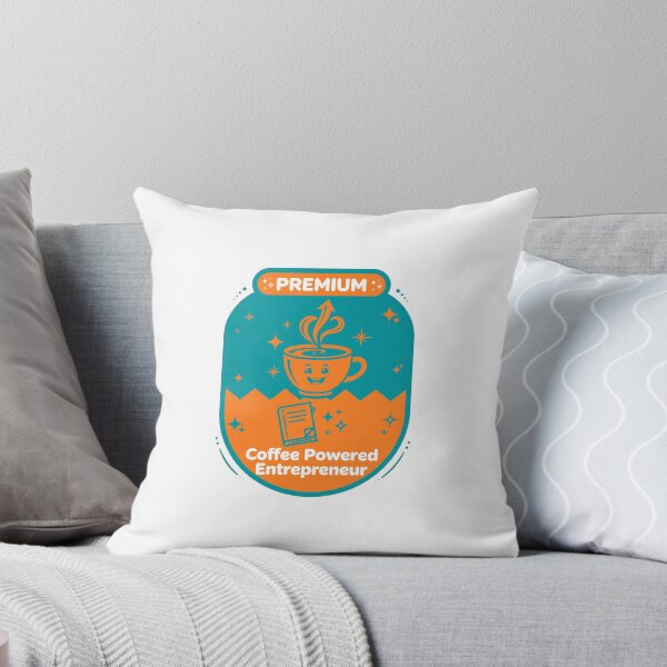 Item preview, Coffee Powered Entrepreneur - Premium Badge Funny Business Gift designed and sold by Htkester1.