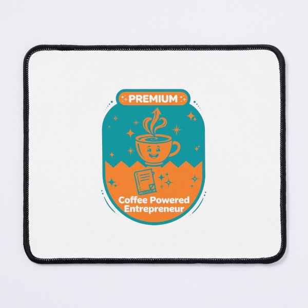 Item preview, Coffee Powered Entrepreneur - Premium Badge Funny Business Gift designed and sold by Htkester1.