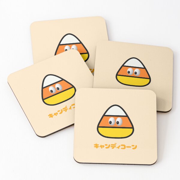 Item preview, Halloween Candy Corn with Cartoon Eyes Japanese designed and sold by DJCartoonDesigns.