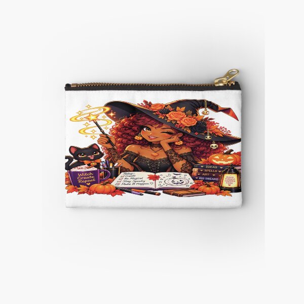 Item preview, Spooky Creative Anime African American Witch designed and sold by Arlinda's Flavour.