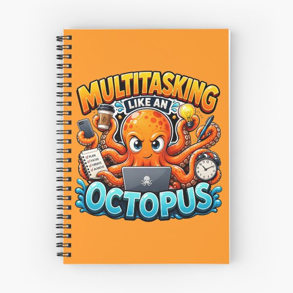 Item preview, Multitasking Like an Octopus designed and sold by PixoNest.