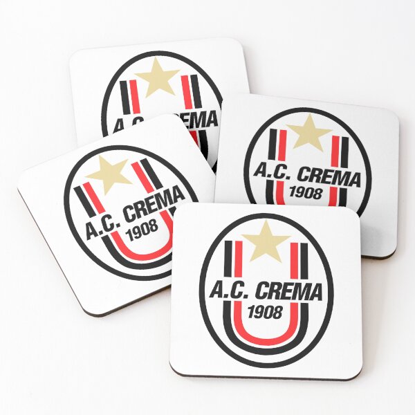 Item preview, A.C. Crema 1908 Logo - Black Red Football Badge with Gold Star, Italy designed and sold by Frank  O. Chan.