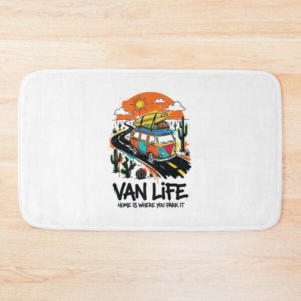 Item preview, Van Life Desert Road Trip Adventure Art designed and sold by Merch by Das Design Studio.