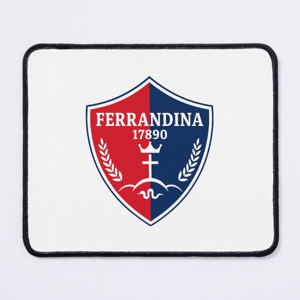 Item preview, Ferrandina Football Club Logo - Red Blue Shield with Crown and Cross, Italy designed and sold by Frank O. Chan.