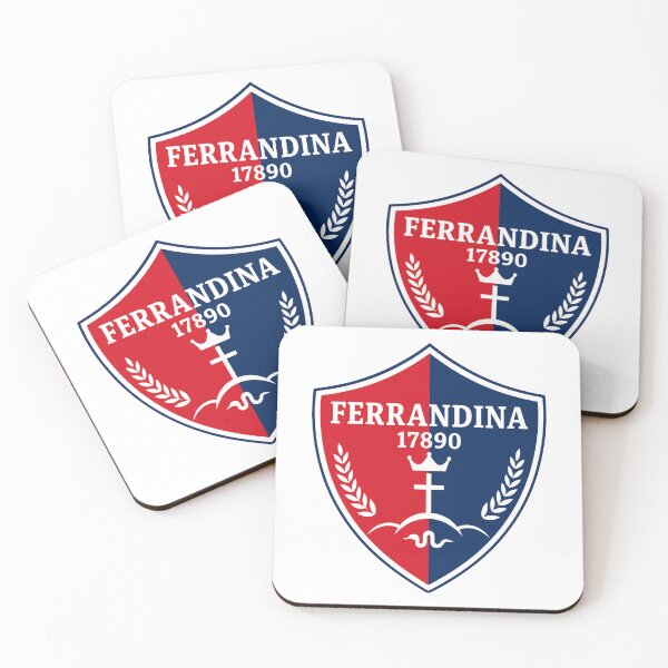 Item preview, Ferrandina Football Club Logo - Red Blue Shield with Crown and Cross, Italy designed and sold by Frank  O. Chan.