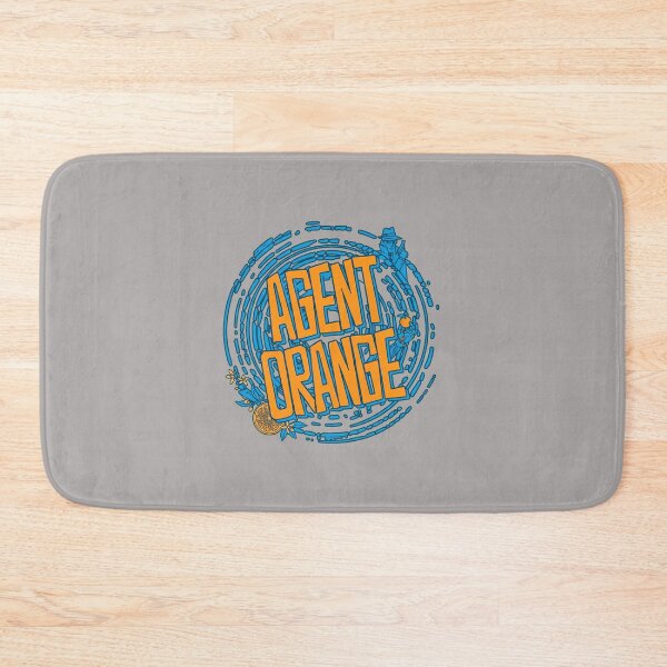 Item preview, Agent Orange Retro Swirl Graphic Tee-7 designed and sold by RenateWieand.
