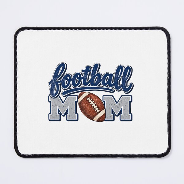 Item preview, Football Mom Distressed Blue And Silver Vintage designed and sold by DYALEEZ-XCR.