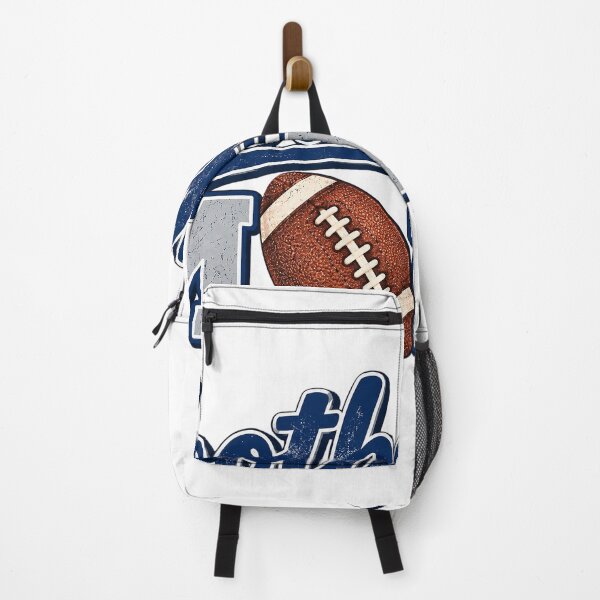 Item preview, Football Mom Distressed Blue And Silver Vintage designed and sold by DYALEEZ-XCR.