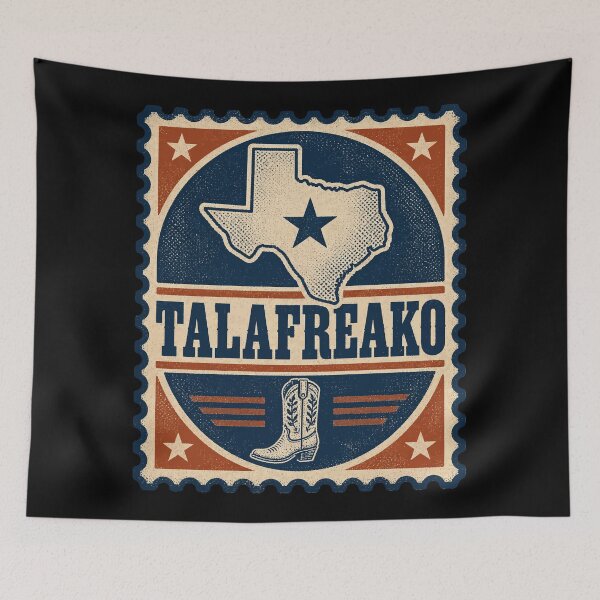 Item preview, Talafreako Vintage Texas Stamp Cowboy Boot designed and sold by Uglyandcute.