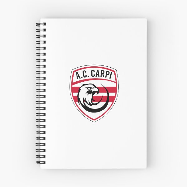 Item preview, A.C. Carpi Logo - Red White Shield with Eagle, Italy Football Club designed and sold by Frank  O. Chan.