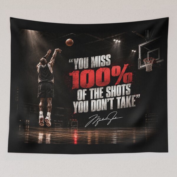 Item preview, You miss 100% of the shots you don’t take - MJ designed and sold by BallerQuotes.