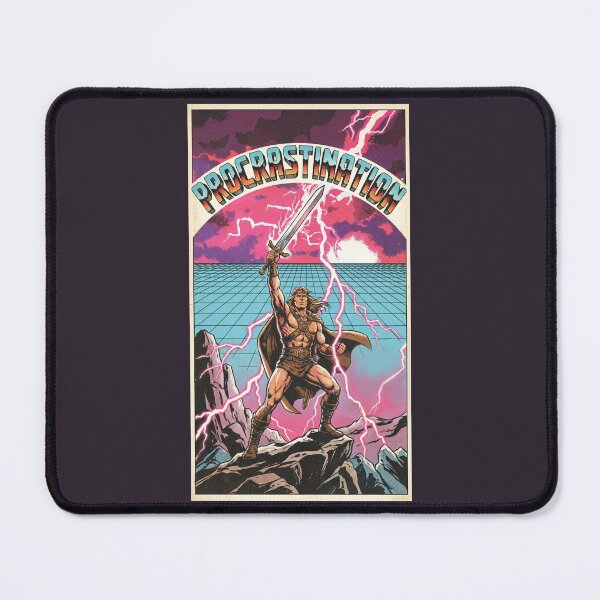 Item preview, Procrastination Retro Warrior designed and sold by Joako Zeta.