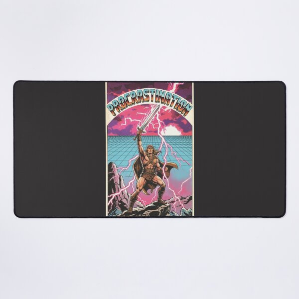 Item preview, Procrastination Retro Warrior designed and sold by Joako Zeta.