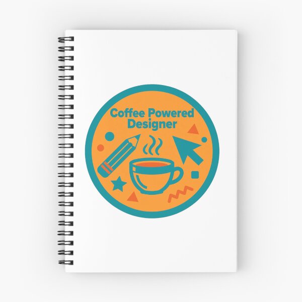 Item preview, Coffee Powered Designer - Graphic Design Pencil Cursor Badge designed and sold by Htkester1.