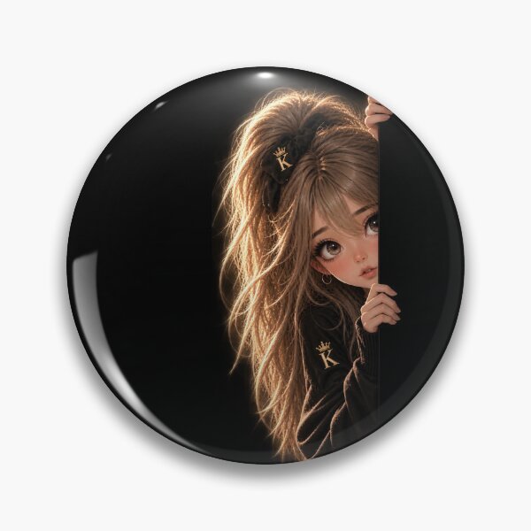 Item preview, Anime Girl Peeking from the Shadows designed and sold by GRFORA.