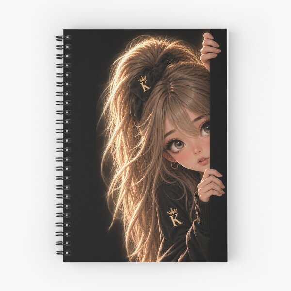 Item preview, Anime Girl Peeking from the Shadows designed and sold by GRFORA.