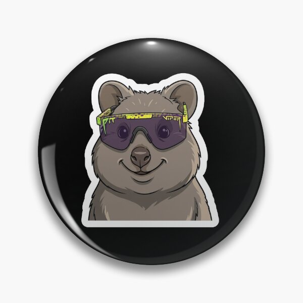 Item preview, Pit Viper Sticker / Decal - King Quokka Face designed and sold by sticker-vault.