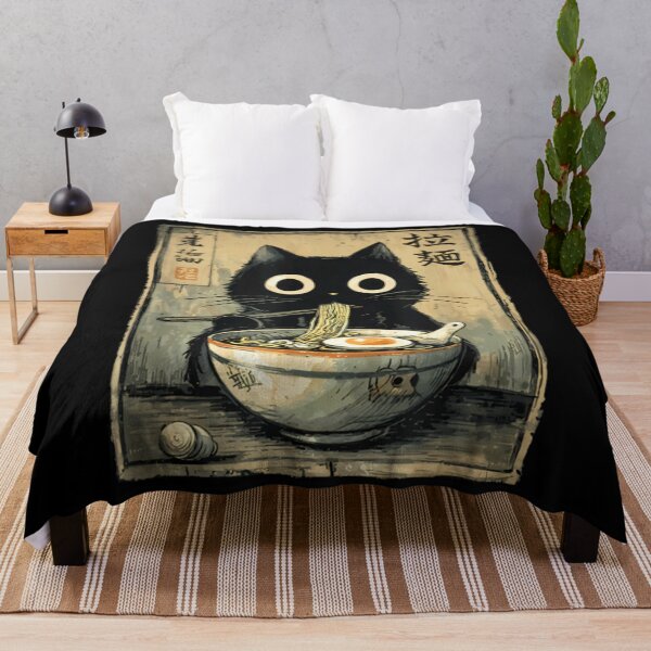 Item preview, Kawaii Ramen Cat Retro Japanese Noodles Artwork  designed and sold by BradleyRyan.