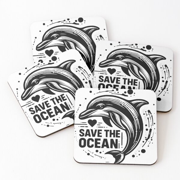 Item preview, Save the ocean dolphin scene classic t-shirt  designed and sold by Knowvhere.