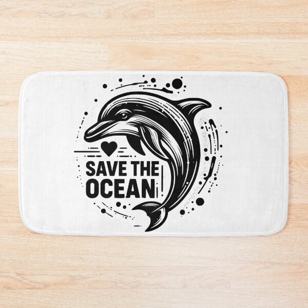 Item preview, Save the ocean dolphin scene classic t-shirt  designed and sold by Knowvhere.