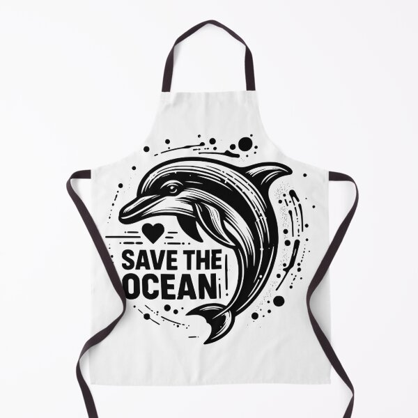 Item preview, Save the ocean dolphin scene classic t-shirt designed and sold by Knowvhere.